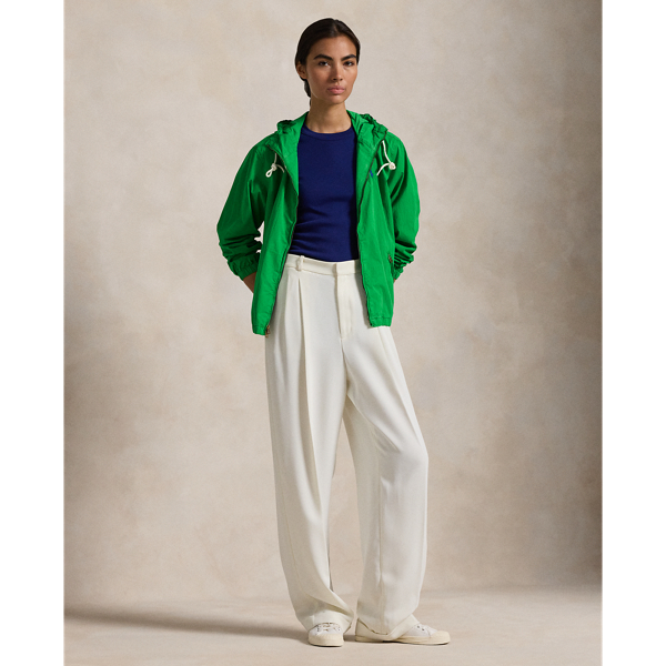 Preppy Green Twill Hooded Jacket Polo Ralph Lauren 4