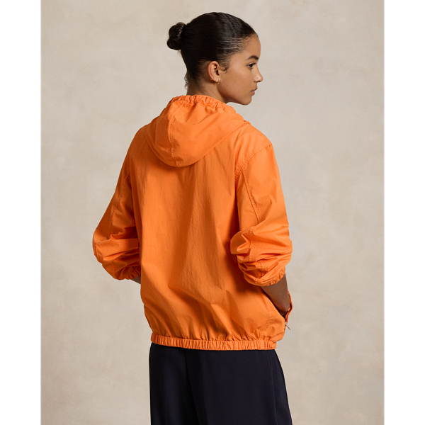 Kapuzenjacke aus Twill Polo Ralph Lauren in Orange 5