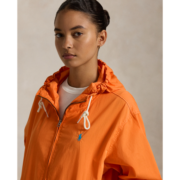 Kapuzenjacke aus Twill Polo Ralph Lauren in Orange 6