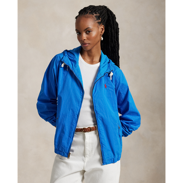 Blue Kapuzenjacke aus Twill Polo Ralph Lauren 1