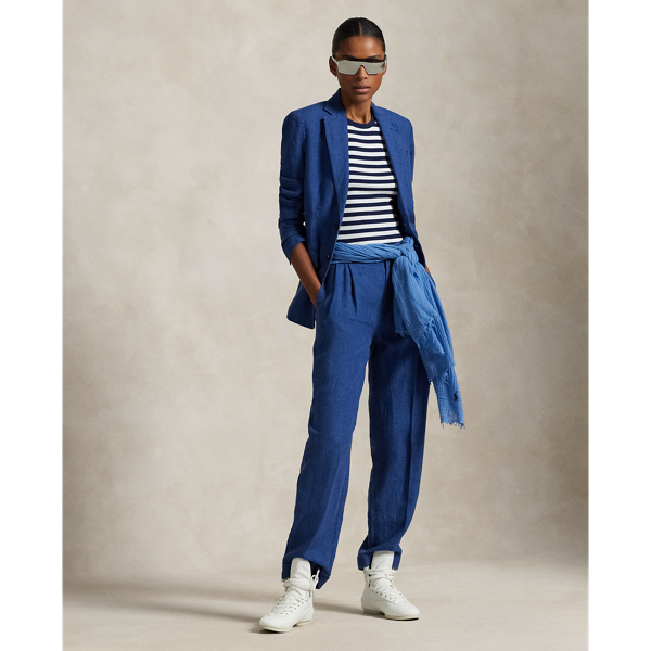 Leinenblazer Polo Ralph Lauren in Royal-Mitternachtsblau 4