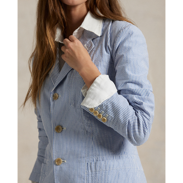 関税,送料無料 Polo Ralph Lauren リネンストライプ ブレザー 三越伊勢丹 | RALPH LAUREN COLLECTION/ラルフ ローレン