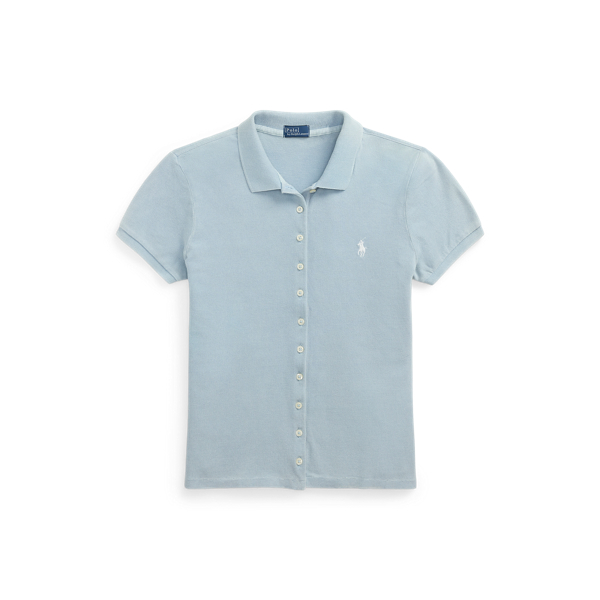 Buttoned Placket Piqu&eacute; Polo Shirt Polo Ralph Lauren 1