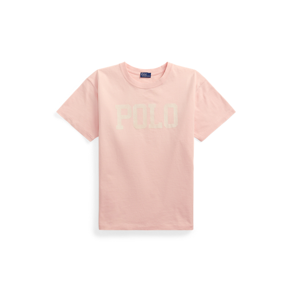 T-shirt col rond logo jersey de coton Polo Ralph Lauren en 1