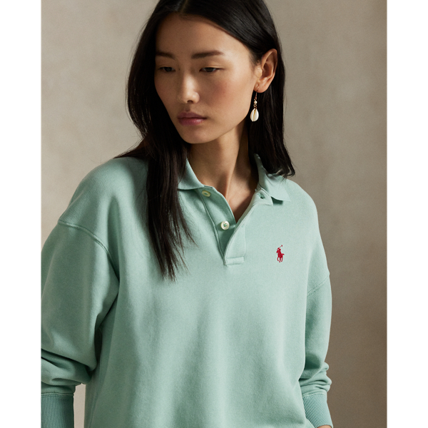 Polo ベア フリース ロングスリーブ ポロシャツ | ラルフ