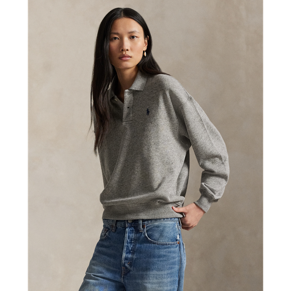 ライトウェイト フリース ロングスリーブ ポロ | ラルフ