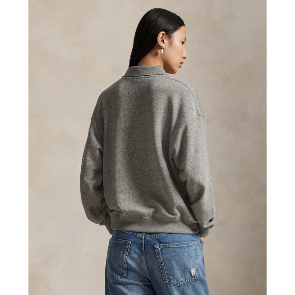 未使用に近い　ポロラルフローレン ライトウェイト フリース ロングスリーブポロ RALPH LAUREN｜ライトウェイト フリース ロングスリーブ ポロ