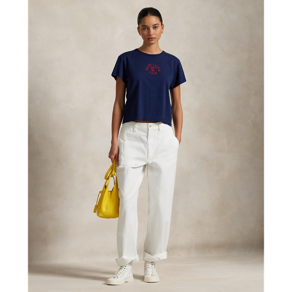 【RALPH LAUREN】シュランケン フィット ロゴ Tシャツ シュランケン フィット ロゴジャージー Tシャツ
