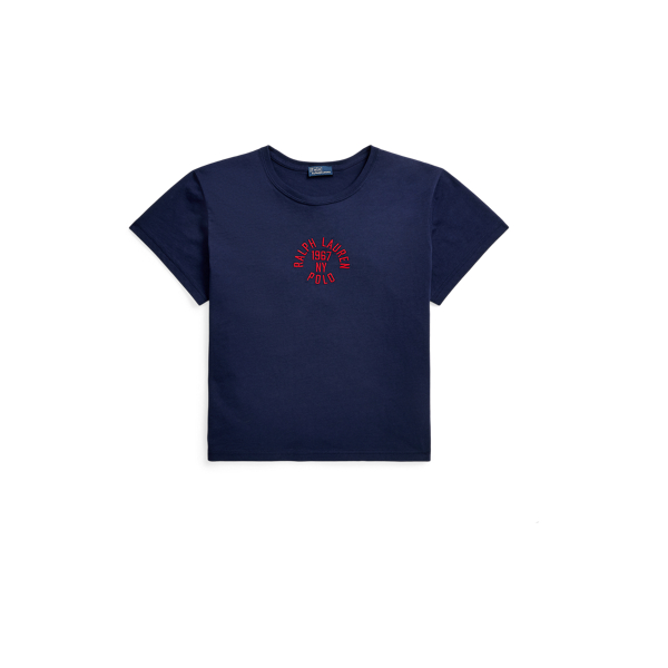 ラルフローレン シュランケン フィット コットン ロゴ Tシャツ シュランケン フィット コットン ジャージー ロゴ Tシャツ