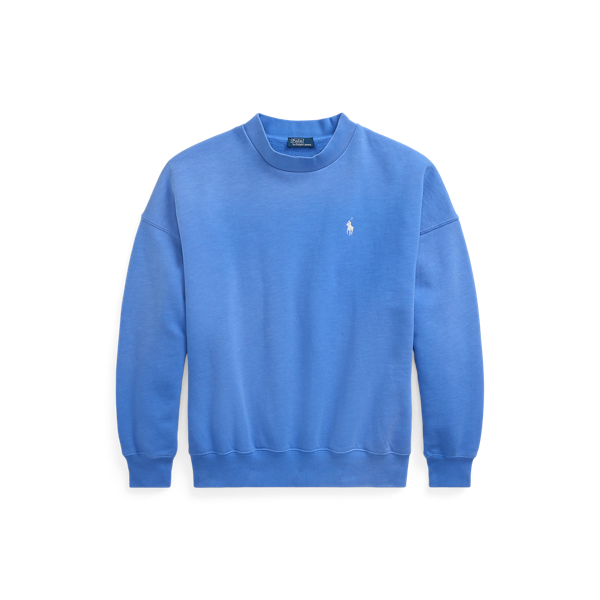 Oversize Back-Logo Fleece Crewneck Polo Ralph Lauren 1