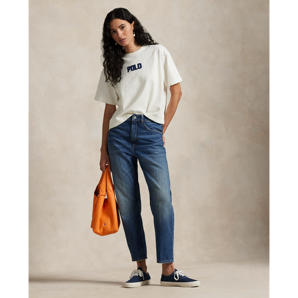 ロゴ コットン ジャージー クルーネック Tシャツ | ラルフ