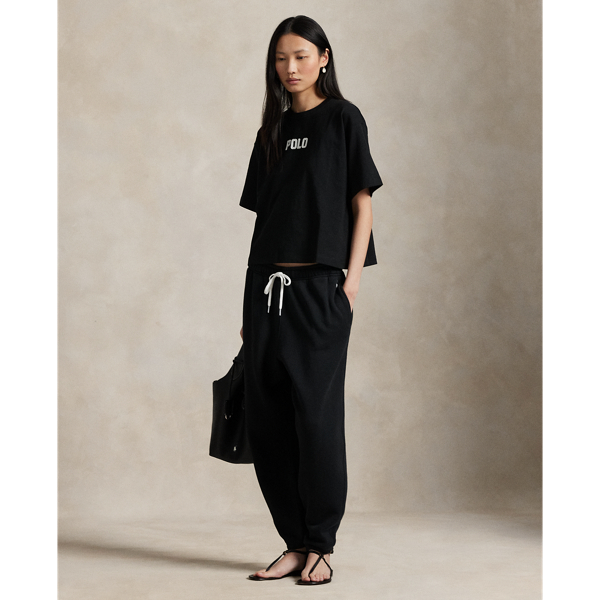 ロゴ コットン ジャージー クルーネック Tシャツ | ラルフ