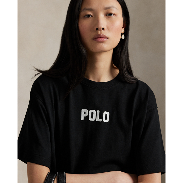 Logo Cotton Jersey Crewneck Tee
