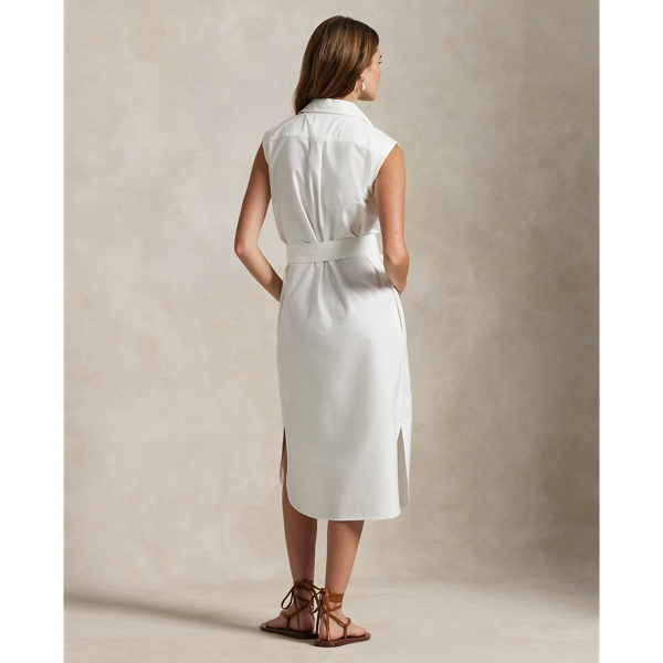 Belted Oxford Sleeveless Shirtdress for Women | Ralph Lauren® CV