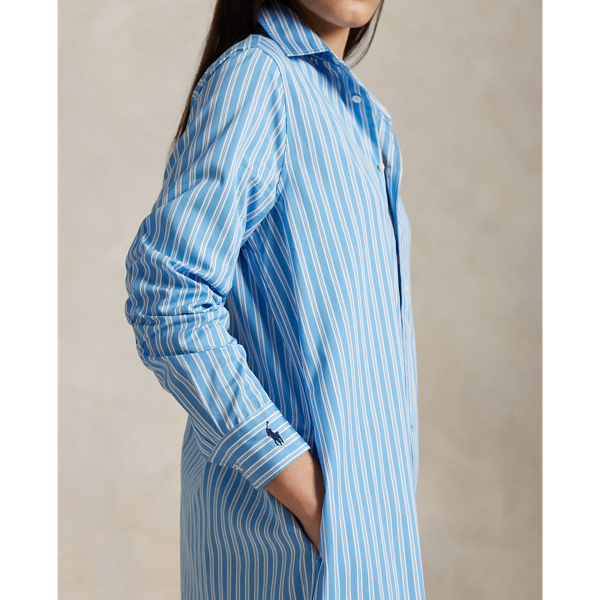 ☘️DRESSLAVE cotton stripe midriff shirt
