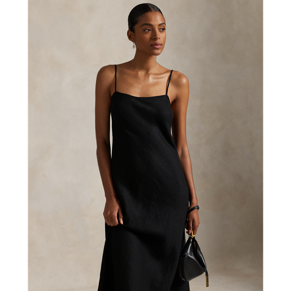 Ralph Lauren 長袖 透け感スリーブ BLACK DRESS Polo Ralph Lauren LONG SLEEVE - Day dress - polo black/black