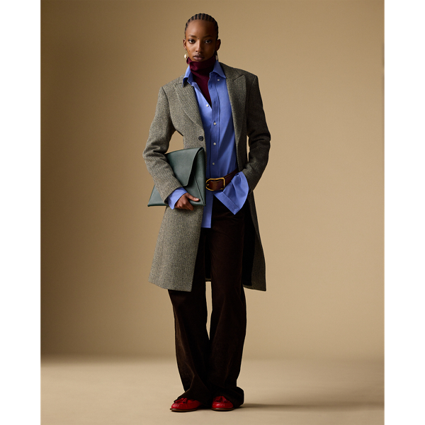 ウールブレンド ヘリンボーン コート | ラルフ ローレン公式オンライン