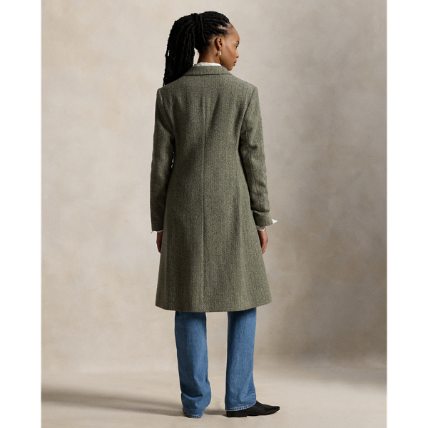 美品ポロラルフローレンラグビー✨ロングウールコート✨ヘリンボーン　コーデュロイ ウールブレンド ヘリンボーン コート | ラルフ ローレン公式オンライン