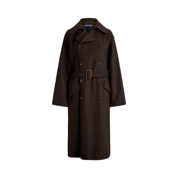Double-Breasted Cashmere Trench Coat Polo Ralph Lauren 1
