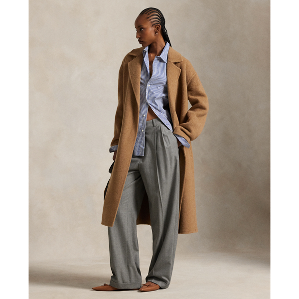 louren】 doubleface wool over coat louren doubleface over wool