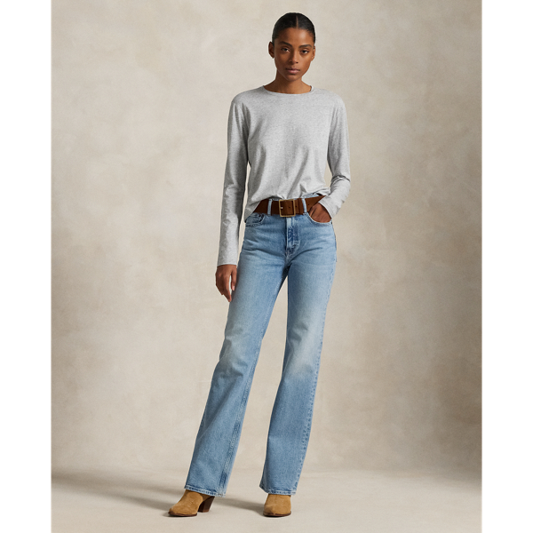 Shrunken Fit Jersey Long-Sleeve Tee