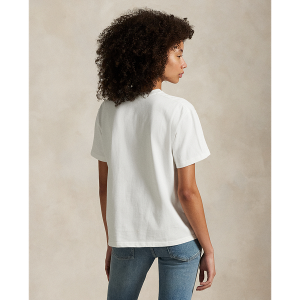 ラルフローレン シュランケン フィット コットン ロゴ Tシャツ シュランケン フィット コットン ジャージー ロゴ Tシャツ