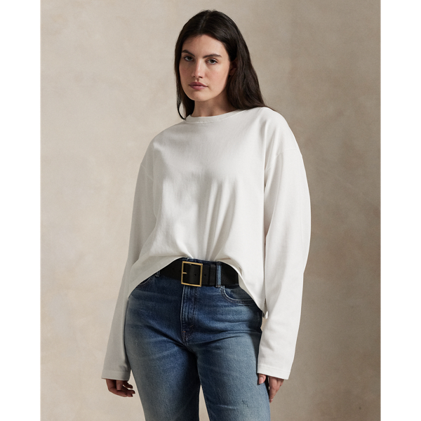SPORTMAXパフスリーブ コットン ジャージー Tシャツ SPORTMAXパフスリーブ コットン ジャージー Tシャツ トップス