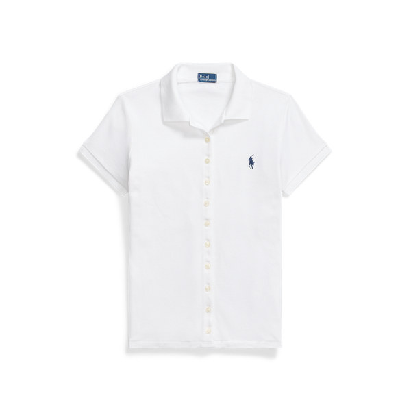 Slim Fit Buttoned Polo Shirt