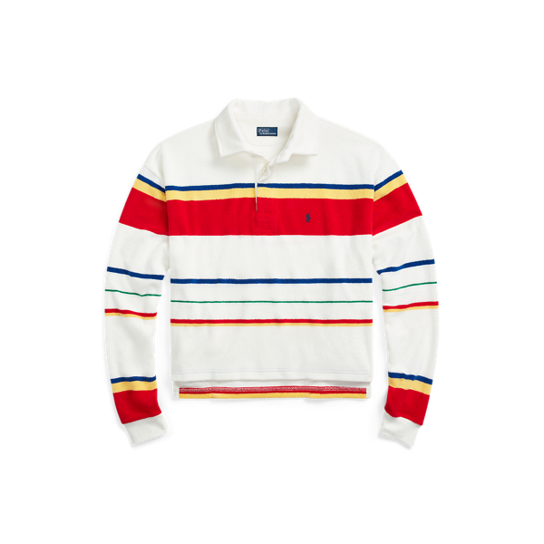 Striped Terry Rugby Shirt