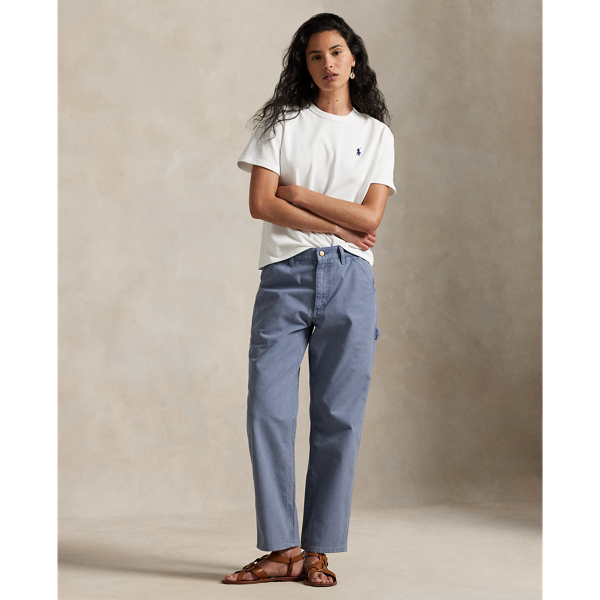 Cotton Canvas Utility Trouser