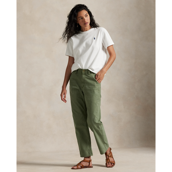 Pantalon utilitaire en toile de coton
