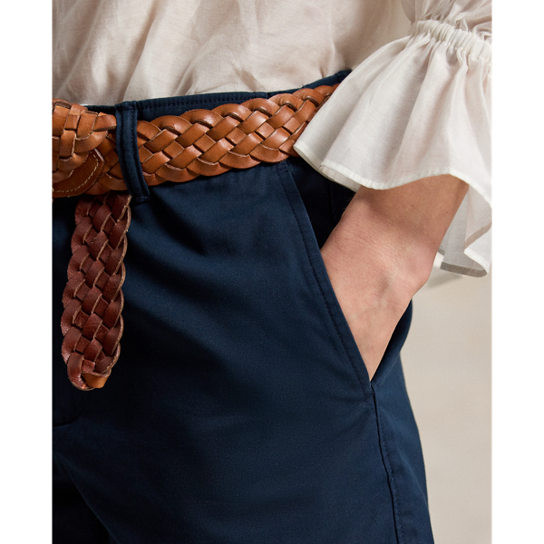 Cotton Twill Short Polo Ralph Lauren en Bleu marine aviateur 5