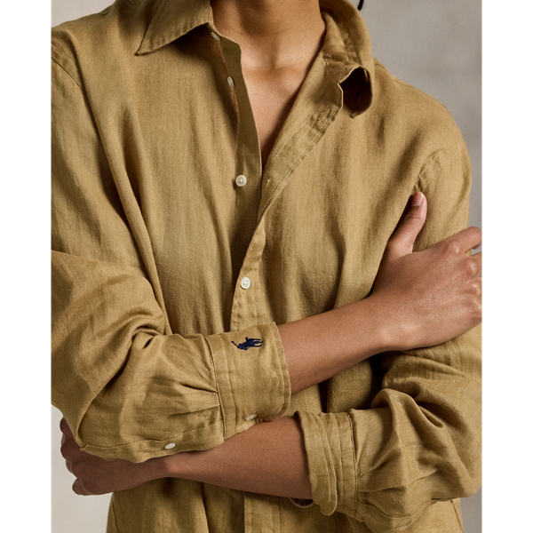 Oversize Fit Linen Shirt