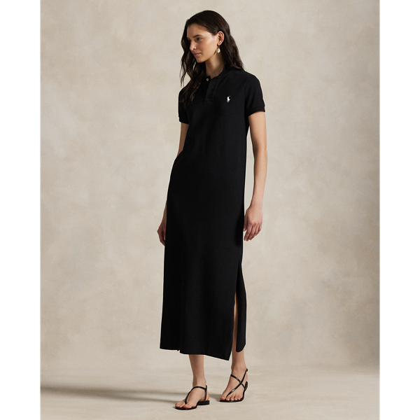 Polokleid aus Baumwollpiqué