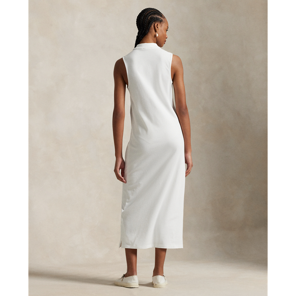 ラルフローレン★Stretch-Cotton Sleeveless Polo Dress Stretch-Cotton Sleeveless Polo Dress