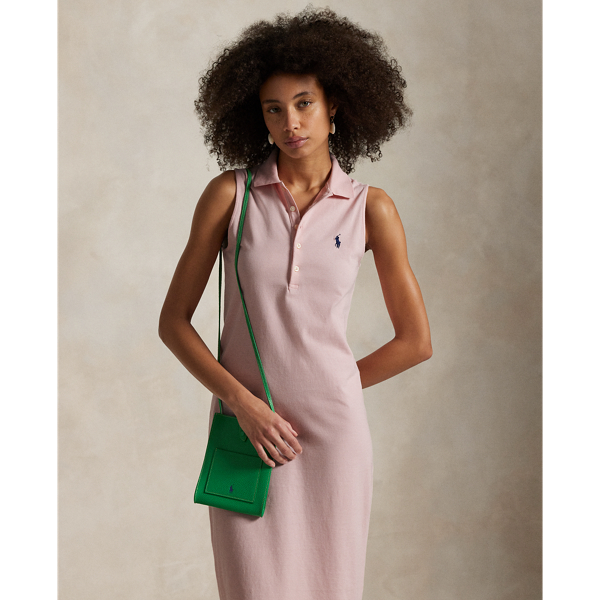ラルフローレン★Stretch-Cotton Sleeveless Polo Dress Stretch-Cotton Sleeveless Polo Dress