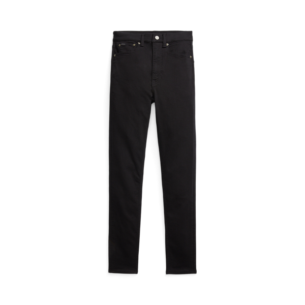 Super-slim jeans met hoge taille