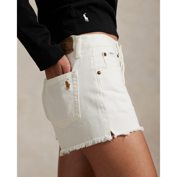 Pansy Wsh Cutoff Denim Short Polo Ralph Lauren 5