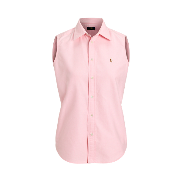 Cotton Oxford Sleeveless Shirt
