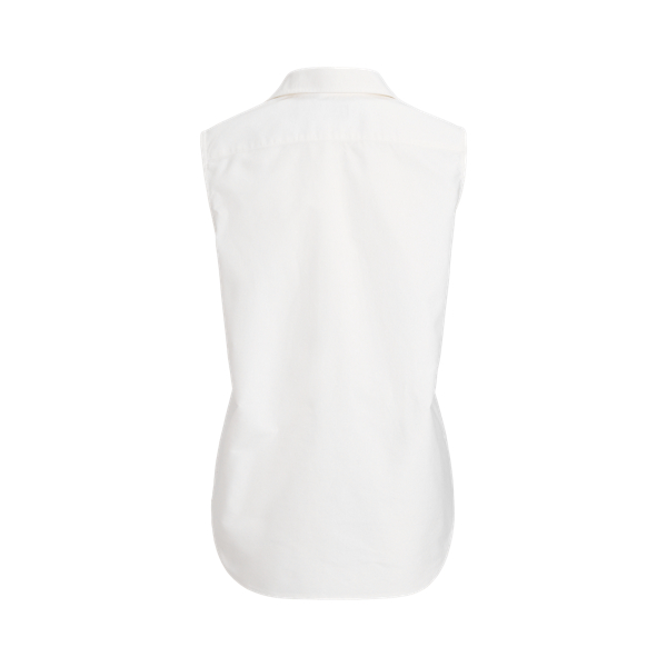 Cotton Oxford Sleeveless Shirt