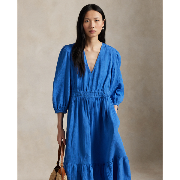 Ralph Lauren 25SS ドレス-ロング ブルー系 ブルー（青）系 Ralph Lauren(ラルフローレン) ブライダル