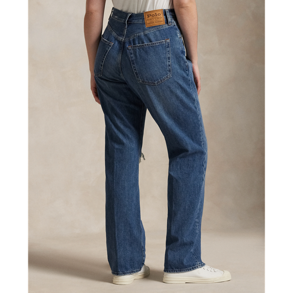 最新作！【POLO RALPH LAUREN】High-Rise Relaxed Straight Jean 009194137?fmt=auto&$background