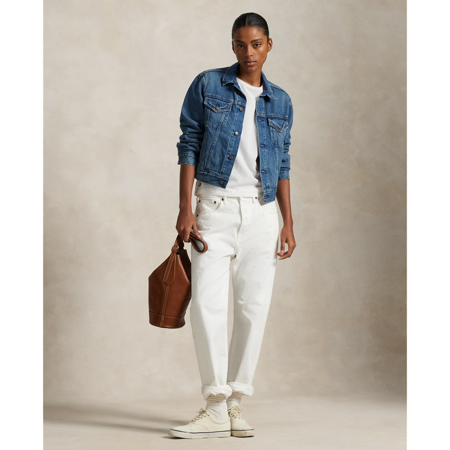 Женская куртка Ralph Lauren Denim Trucker, цвет: Варёный — фото 1