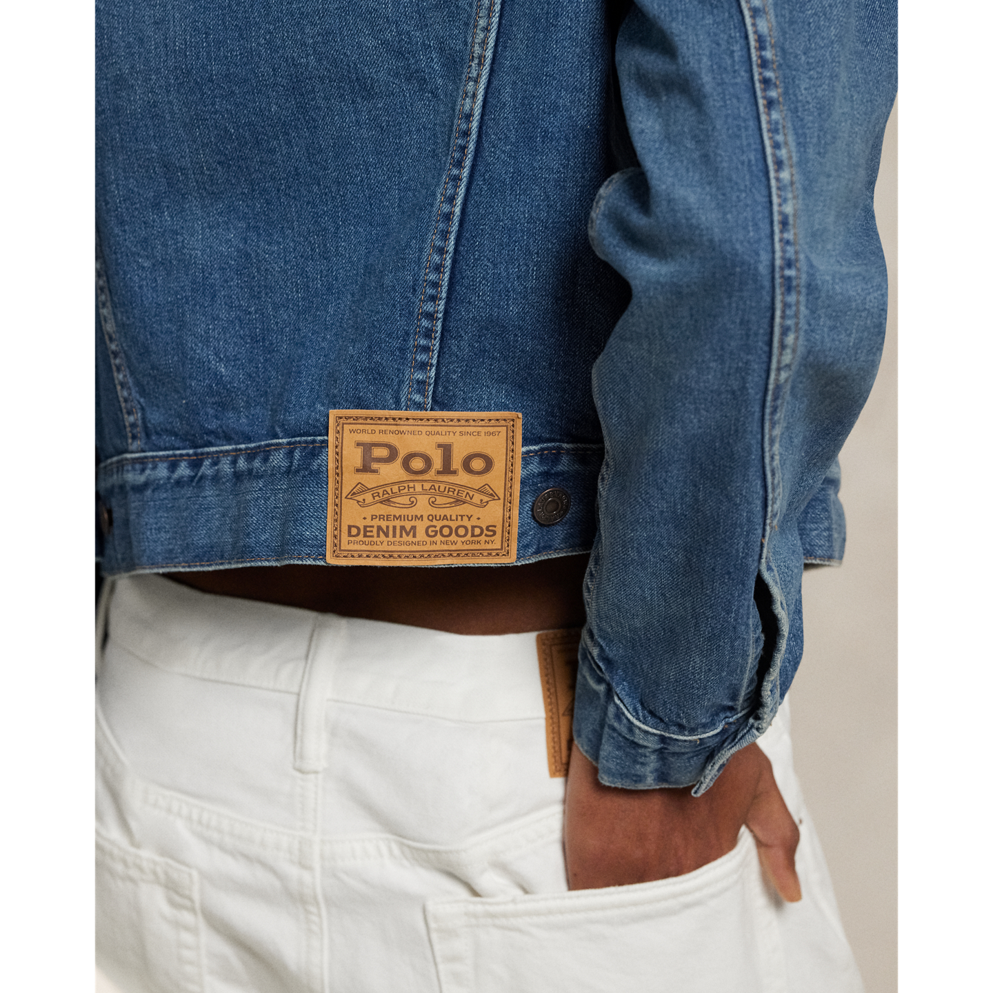 Женская куртка Ralph Lauren Denim Trucker, цвет: Варёный — фото 3