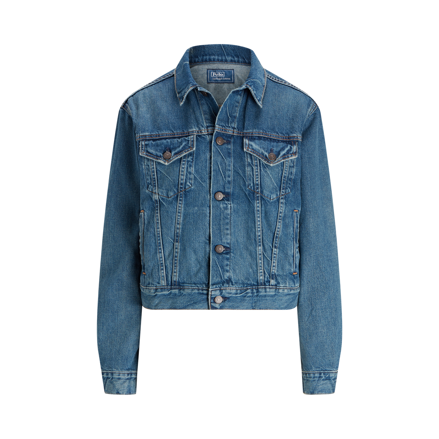 Женская куртка Ralph Lauren Denim Trucker, цвет: Варёный — фото 5