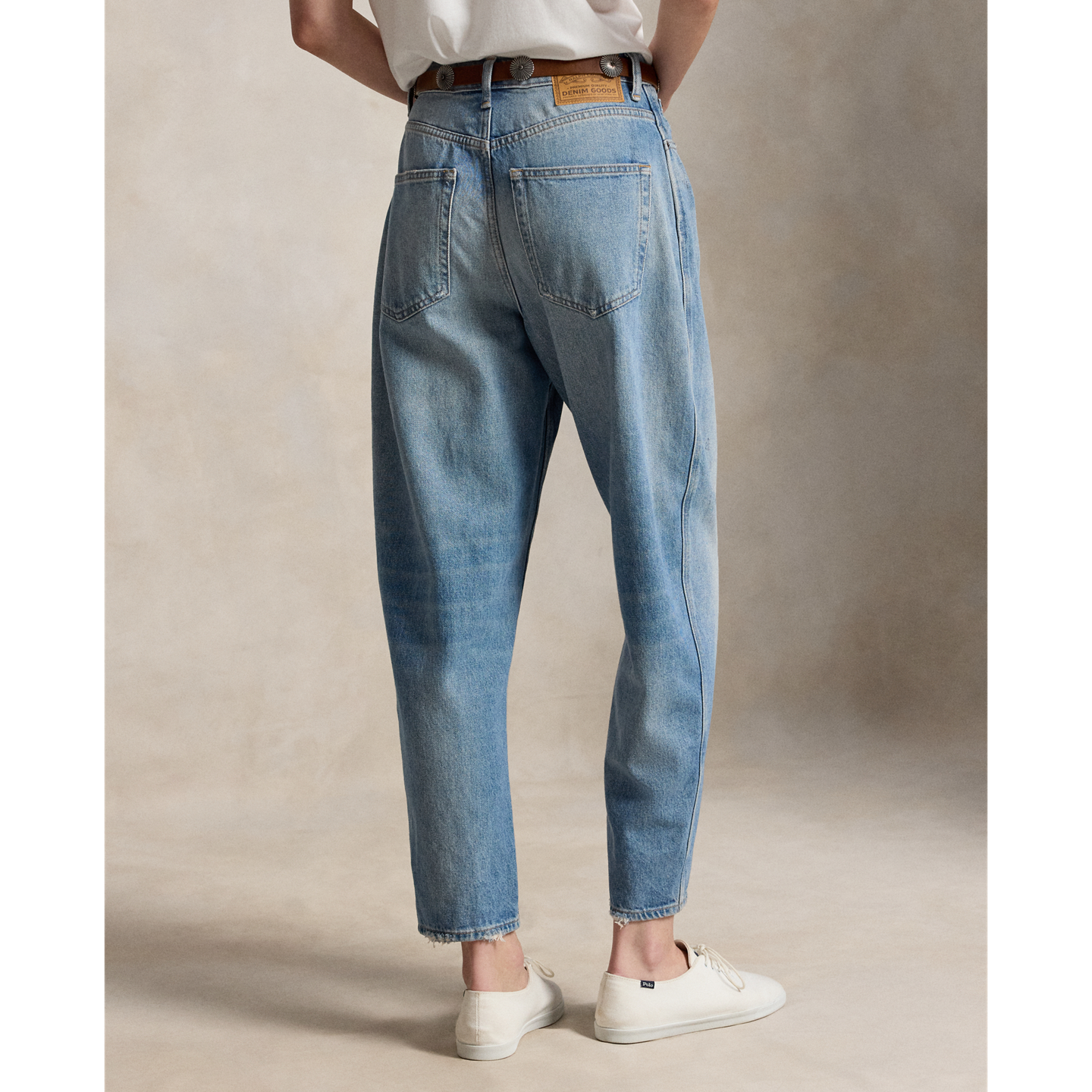 Женские джинсы Polo Ralph Lauren Curved Tapered, цвет: Варёный, вариант 1 — фото 3