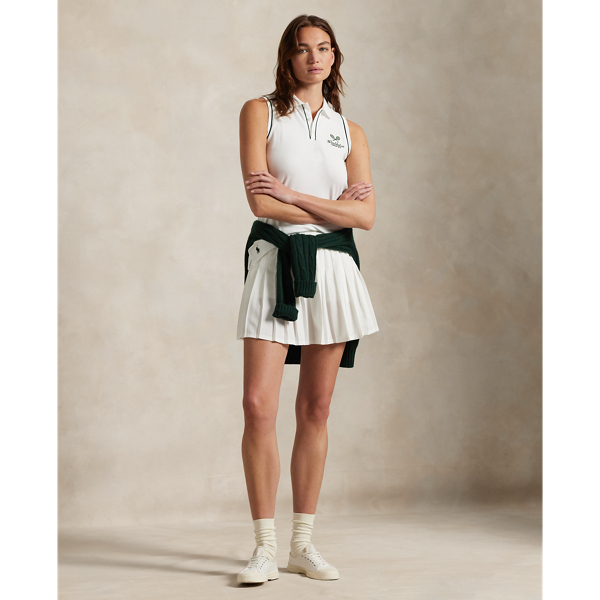 ワンピース POLO RALPH LAUREN Women Mid Skirts 211978554 WHITE 211871137001-polo-ralph-lauren