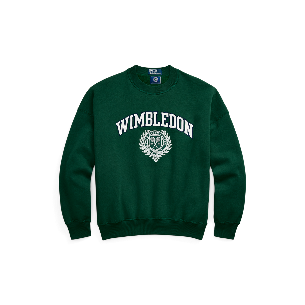 Wimbledon 注目コラボ★【Polo Ralph Lauren】ロゴ パーカー Polo Ralph Lauren x Wimbledon logo-appliqué Sweatshirt