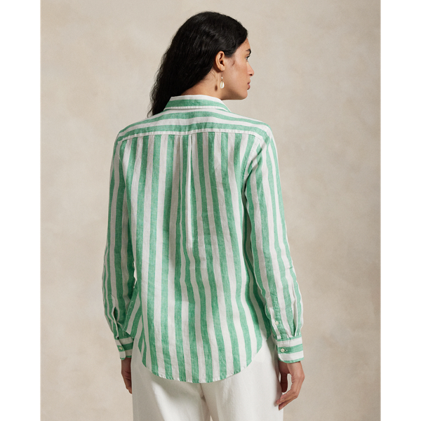 Tシャツ・カットソー Ralph Lauren Wide and short Vichy linen shirt s7-AI211970691009_alternate3?$