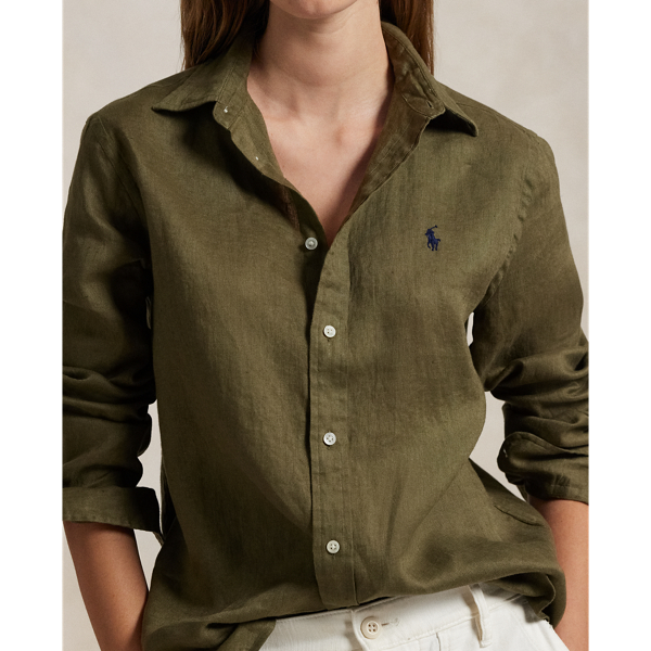 Classic Fit Linen Shirt for Women | Ralph Lauren® PY